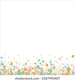 Frame of flowers and circles in gentle tones. Frame with space for your inscription. Floristic frame. Elements of nature. Vector illustration.