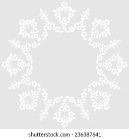 Frame of Flowers with a place for Your text. Vector illustration.