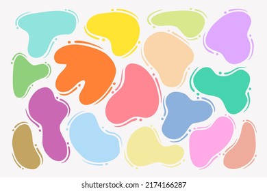Frame Fluid Color Abstract Background