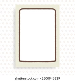 Frame Folk Style Vector Flat Página vacía