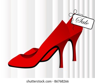 Frame formed by dark red laces with two fashionable cart shoes in the middle, on the white background