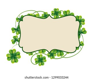 frame four leaf clover