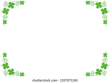 Frame of four leaves