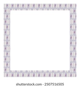 Frame with with freehand doodles. Background for children or trendy design with basic shapes.