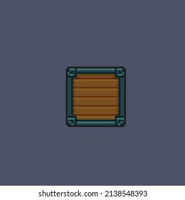 frame for game items in pixel style