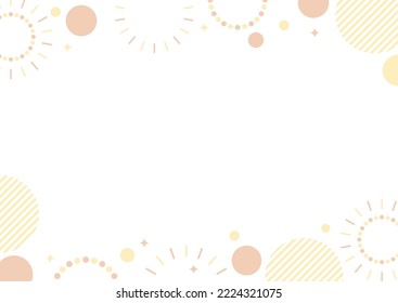 Frame Geometry Background Figure　vector