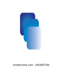 frame of glass icon logo vector