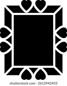 Frame Glyph Icon Vector Design