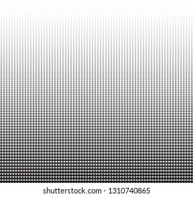 Frame with gradient black-white points and place for text. Vector image, eps 8
