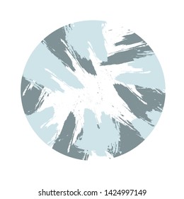 Frame grunge on white background decor