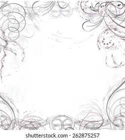 Frame in grunge style