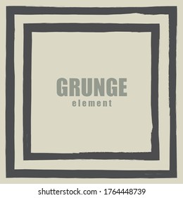 Frame in grunge style. Templates for text or logo