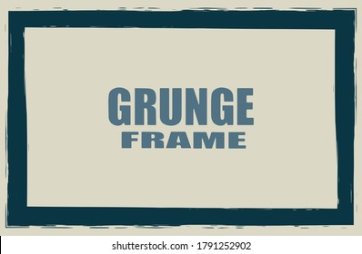 Frame in grunge style. Templates for text or logo
