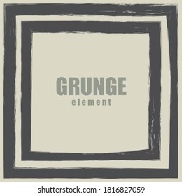 Frame in grunge style. Templates for text or logo