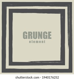 Frame in grunge style. Templates for text or logo