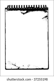 frame in grunge style - vector
