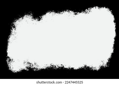 Frame Grunge vector texture isolated on white background