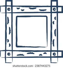 Frame hand drawn vector illustration