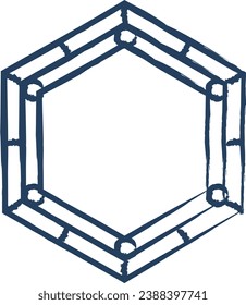 Frame hand drawn vector illustration