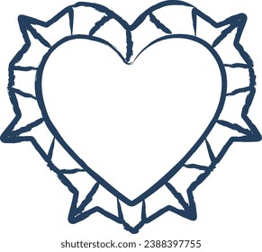 Frame hand drawn vector illustration