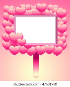 frame of hearts