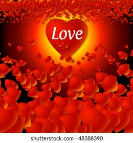 Frame of a hearts