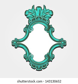 Frame for holiday invitation