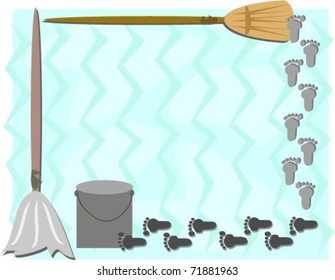Frame of Household Items