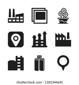 frame icon. 9 frame vector icons set. placeholder, wallpaper and flower icons for web and design about frame theme