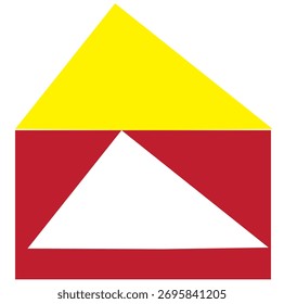 icono de marco signo de forma de precaución