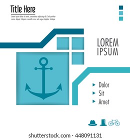 Frame icon. Cover background. Vector graphic