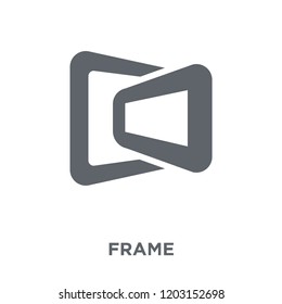 Frame icon. Frame design concept from  collection. Simple element vector illustration on white background.
