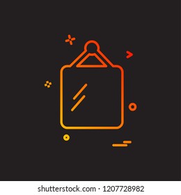 Frame icon design vector