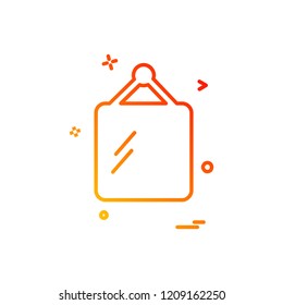 Frame icon design vector