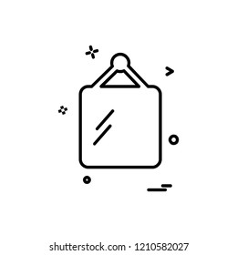 Frame icon design vector