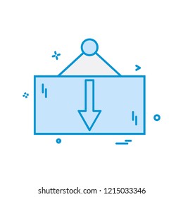 Frame icon design vector