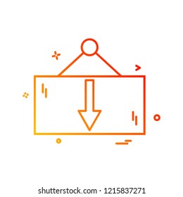 Frame icon design vector