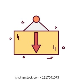 Frame icon design vector