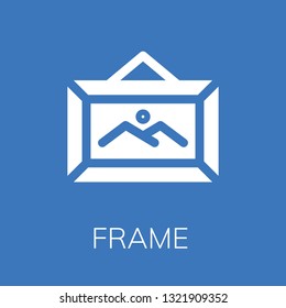  Frame icon. Editable  Frame icon for web or mobile.