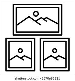 Frame Icon Element For Design