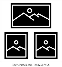 Frame Icon Element For Design