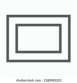 frame icon, framework vector, framing illustration