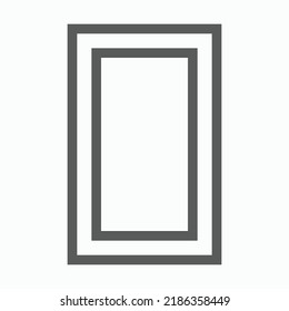 frame icon, framework vector, framing illustration