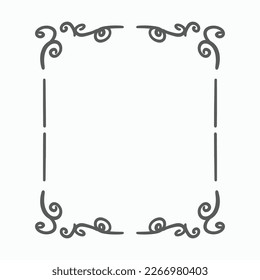 frame icon, framework vector, framing illustration