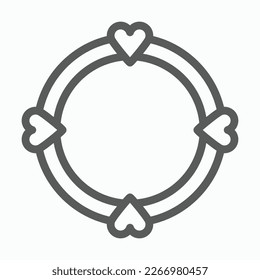 frame icon, framework vector, framing illustration