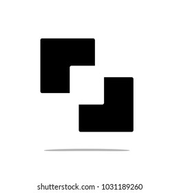 Frame icon. Graphic element. Digital sign. Business symbol. Flat design. Vector Illustration.