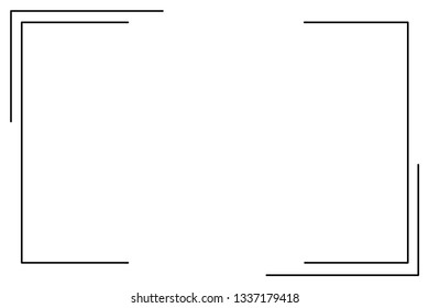 frame Icon isolated vector