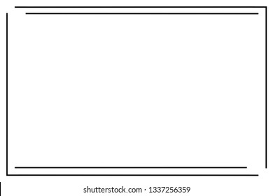 frame Icon isolated vector