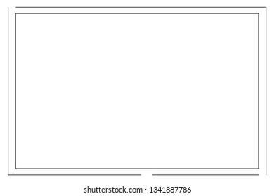 frame Icon isolated vector