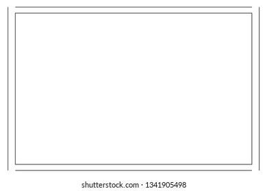 frame Icon isolated vector